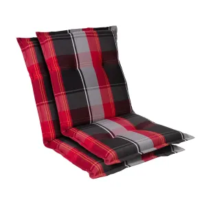 Blumfeldt Prato, čalúnená podložka, podložka na stoličku, podložka na nižšie polohovacie kreslo, na záhradnú stoličku, polyester, 50 × 100 × 8 cm, 2 x čalúnenie #1425441