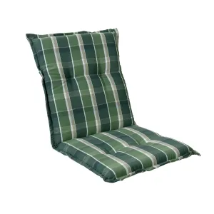 Blumfeldt Prato, čalúnená podložka, podložka na stoličku, podložka na nižšie polohovacie kreslo, na záhradnú stoličku, polyester, 50 × 100 × 8 cm #9380241