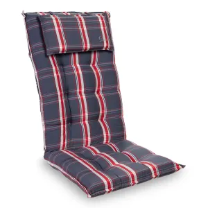 Blumfeldt Sylt, čalúnená podložka, podložka na stoličku, podložka na vyššie polohovacie kreslo, vankúš, polyester, 50 × 120 × 9 cm #1425322