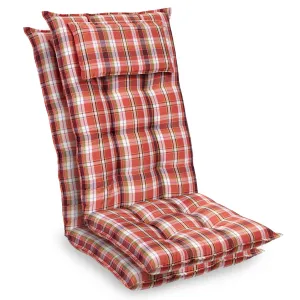 Blumfeldt Sylt, čalúnená podložka, podložka na stoličku, podložka na vyššie polohovacie kreslo, vankúš, polyester, 50 × 120 × 9 cm, 2 x čalúnenie #1425403