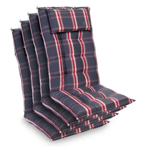 Blumfeldt Sylt, čalúnená podložka, podložka na stoličku, podložka na vyššie polohovacie kreslo, vankúš, polyester, 50 × 120 × 9 cm #1425382