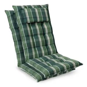 Blumfeldt Sylt, čalúnená podložka, podložka na stoličku, podložka na vyššie polohovacie kreslo, vankúš, polyester, 50 × 120 × 9 cm, 2 x podložka #1425389
