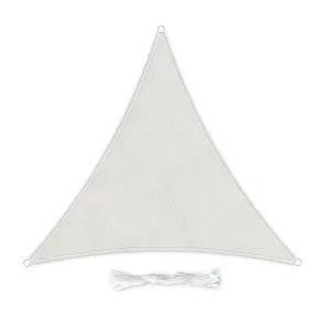 Blumfeldt Trojuholníková slnečná clona, 4 × 4 × 4 m, polyester, priedušná #1425984