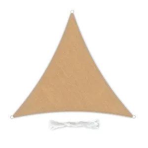 Blumfeldt Trojuholníková slnečná clona, 4 × 4 × 4 m, polyester, priedušná #1426022