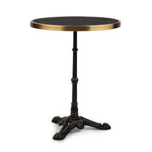 Blumfeldt Patras Lux, bistro stôl s trojnohým podstavcom, mramorový stôl, Ø: 57,5 cm, výška: 72 cm #1425024
