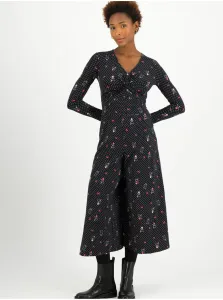 Black Floral Sweater Overall Blutsgeschwister Glamourama Quee - Women #613794