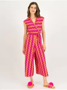 Orange-pink Women's patterned overall Blutsgeschwister - Ladies #6186273