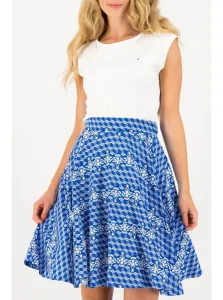 Blue Ladies Patterned Skirt Blutsgeschwister Dutch Delft - Ladies #667870