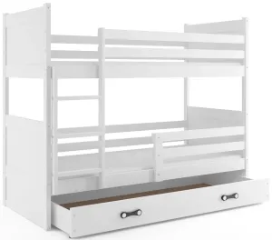 BMS Detská poschodová posteľ RICO | biela 90 x 200 cm Farba: Biela #8031030