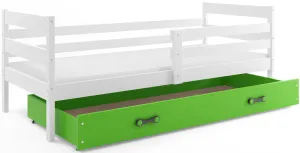 BMS Detská jednolôžková posteľ ERYK | biela Farba: biela / zelená, Rozmer.: 190 x 80 cm #8031141