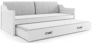 BMS Detská posteľ s prístelkou DAWID | biela 80 x 190 cm Farba: Biela #8041181