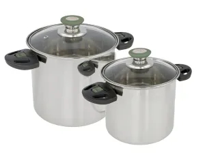 Bo-Camp Cookware set Elegance Compact 2 Stainless steel