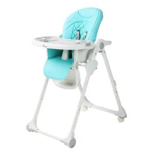 Bo Jungle Jedálenská stolička B-Dinner chair wheel, modrá