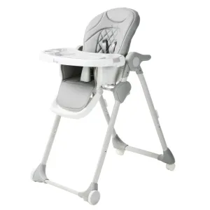 Bo Jungle Jedálenská stolička B-Dinner chair wheel, sivá