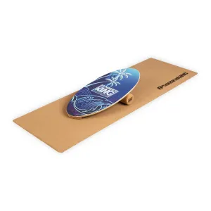 BoarderKING Indoorboard Allrounder, balančná doska, podložka, valec, drevo/korok #1425244