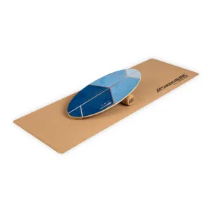 BoarderKING Indoorboard Allrounder, balančná doska, podložka, valec, drevo/korok #1426950