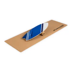 BoarderKING Indoorboard Wave, balančná doska, podložka, valec, drevo/korok #1426942
