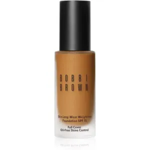 Bobbi Brown Skin Long-Wear Weightless Foundation dlhotrvajúci make-up SPF 15 odtieň Warm Honey (W-066) 30 ml