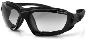 Bobster Renegade Convertibles Gloss Black/Clear Photochromic Moto okuliare