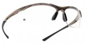 Ochranné okuliare BOLLÉ® CONTOUR - hnedé, číre (Farba: Hnedá, Šošovky: Číre) #5806434