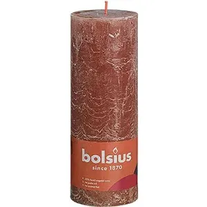BOLSIUS rustikálna stĺpová semišovo hnedá 190 × 68 mm