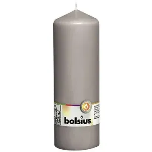 BOLSIUS sviečka klasická teplá sivá 200 × 68 mm