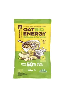 BOMBUS Oat energy banana & coconut ovsená kaša 65 g BIO