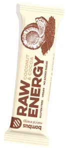 Bombus Raw Energy ovocná tyčinka príchuť Coconut & Cocoa 50 g