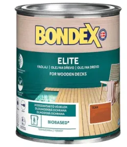 BONDEX ELITE - Ochranný rýchloschnúci napúšťací olej clear (elite) 0,75 L