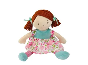 Dames látková bábika malá - Malá Katy ružovo-modré šaty | Bonikka