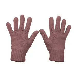 Bontis Dámske pletené zimné rukavice - Púdrovo fialková
