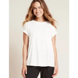 BOODY DOWNTIME LOUNGE TOP Dámske tričko, biela, veľkosť #6400741