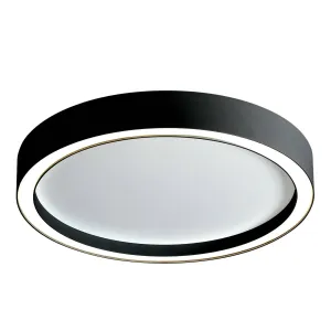 Stropné svietidlo Bopp Aura LED Ø 30 cm biela/čierna