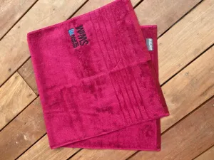 Borntoswim cotton towel 50x100cm ružová