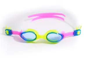 Detské plavecké okuliare borntoswim junior goggles 1 ružovo/žltá