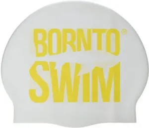 Plavecká čiapka borntoswim classic silicone biela