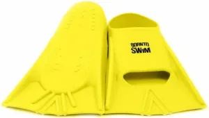 Plavecké plutvy borntoswim junior short fins yellow xs