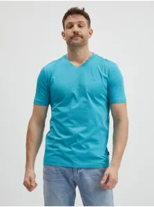 Modré pánske tričko Hugo Boss Terry