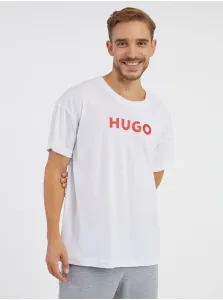 Biele pánske tričko HUGO #7456171