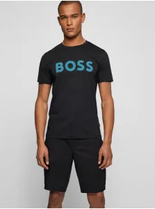 Čierne pánske tričko HUGO BOSS #5067391