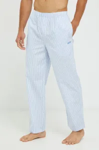Bavlnené pyžamové nohavice BOSS vzorovaná #4588347