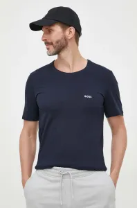 Bavlnené tričko BOSS 3-pak jednofarebné