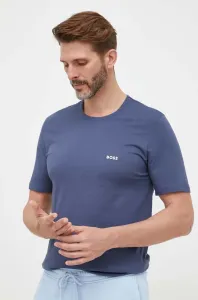 Bavlnené tričko BOSS 3-pak jednofarebné