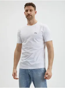 Bavlnené tričko BOSS BOSS ATHLEISURE biela farba, jednofarebné