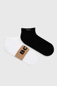 Ponožky BOSS (2-pak) pánske,béžová farba,50467747