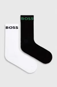 Ponožky BOSS 2-pak pánske,čierna farba,50467707 #8478510