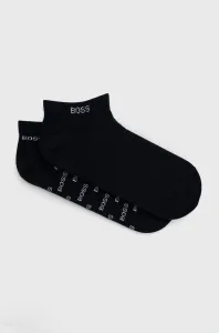 Ponožky BOSS (2-pak) pánske, tmavomodrá farba #249111