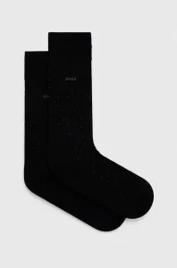 Ponožky BOSS pánske, čierna farba #6984463
