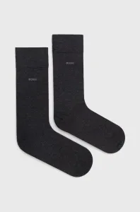 Ponožky BOSS pánske, šedá farba #8497658