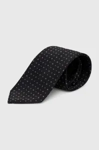 Hodvábna kravata BOSS béžová farba #4251302